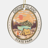 Dreher Island State Park South Carolina Badge Keramisch Ornament (Links)