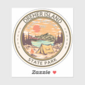 Dreher Island State Park South Carolina Badge Sticker (Vel)