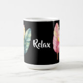 Drei Bananen Blätter in Pastellfarben  Koffiemok (Center)