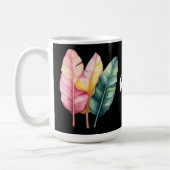 Drei Bananen Blätter in Pastellfarben  Koffiemok (Links)