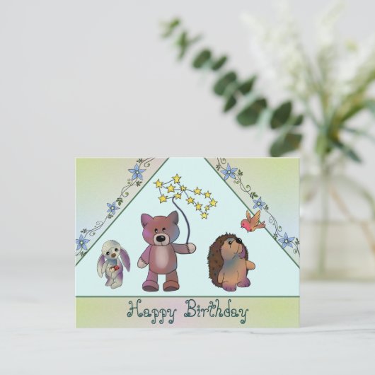 Drei Freunde Briefkaart (Staand voorkant)