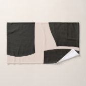 Drei schwarze Formen Print Handtuch Handdoek (Handdoek)