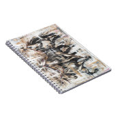 Drei Tölter Braun Notitieboek (Rechterzijde)