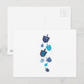 dreidel briefkaart (Voorkant / Achterkant)