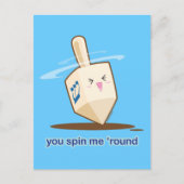 Dreidel Briefkaart (Voorkant)