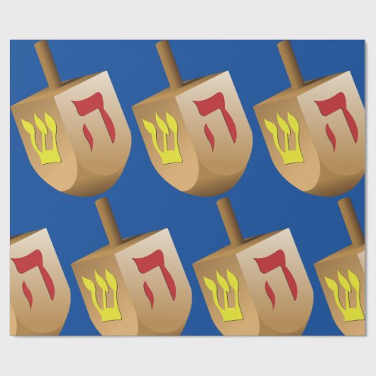 Dreidel Cadeaupapier (Vlak)