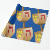 Dreidel Cadeaupapier (Uitgerold)