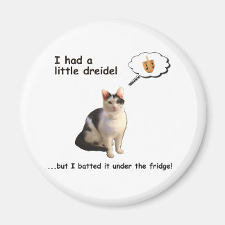Dreidel Cat Magneet
