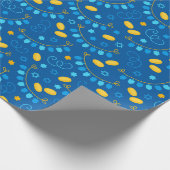 Dreidel Chanukka  Cadeaupapier (Hoek)
