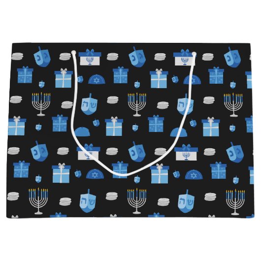 Dreidel Cutout Goodies Groot Cadeauzakje (Voorkant)