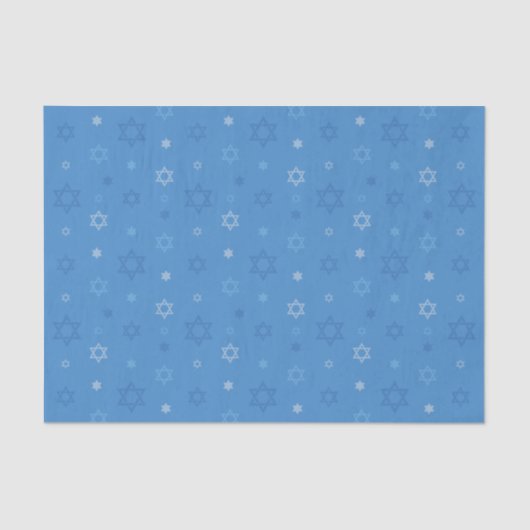 Dreidel Cutout Stars Tissuepapier (Voorkant)