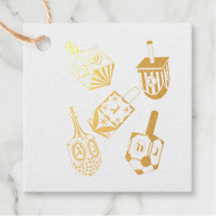 Dreidel, Dreidel, Dreidel Bedankjes Labels