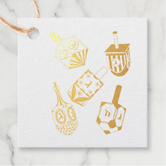 Dreidel, Dreidel, Dreidel Bedankjes Labels