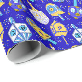 Dreidel, Dreidel, Dreidel Cadeaupapier (Rol Hoek)