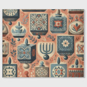 Dreidel Dreidel Dreidel Cadeaupapier (Vlak)