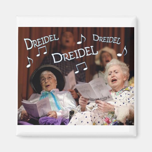 Dreidel Dreidel Dreidel Magneet (Voorkant)