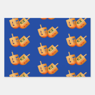 Dreidel Dreidel Hannukah Holiday Wrapping Paper