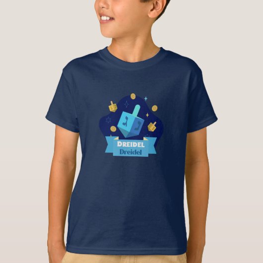 Dreidel dreidel Hanukkah T-shirt (Voorkant)