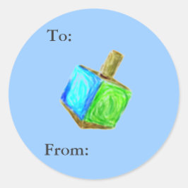 Dreidel Gift Labels
