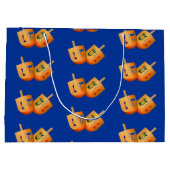 Dreidel Hannukah Vakantie Groot Cadeauzakje (Achterkant)