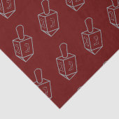 Dreidel Hanukkah Glitter Tissuepapier (Detail)