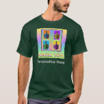 Dreidel Mazel Tov T-shirt<br><div class="desc">Een collectie grappige,  humoristische t-shirts gemaakt omdat ik een ietwat verdraaide kijk op het leven heb.</div>