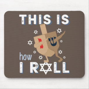 Dreidel Menorah Grappig Hanukkah Cadeau Dit Is Hoe Muismat