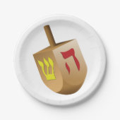 Dreidel Papieren Bordje (Voorkant)