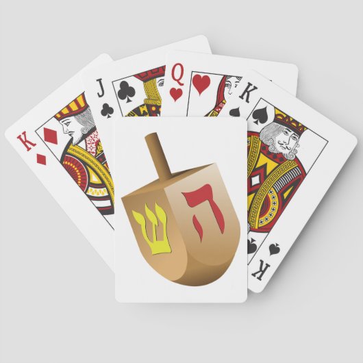 Dreidel Pokerkaarten (Achterkant)