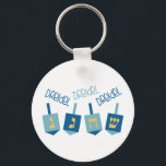 Dreidel Sleutelhanger<br><div class="desc">Dek de zalen en de rest van je huis in Hanukkah met dit ontwerp op je vakantieprojecten.</div>