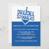 Dreidel Spinners Hanukkah Party Kaart (Voorkant)