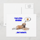 DreidelDog Briefkaart (Voorkant / Achterkant)