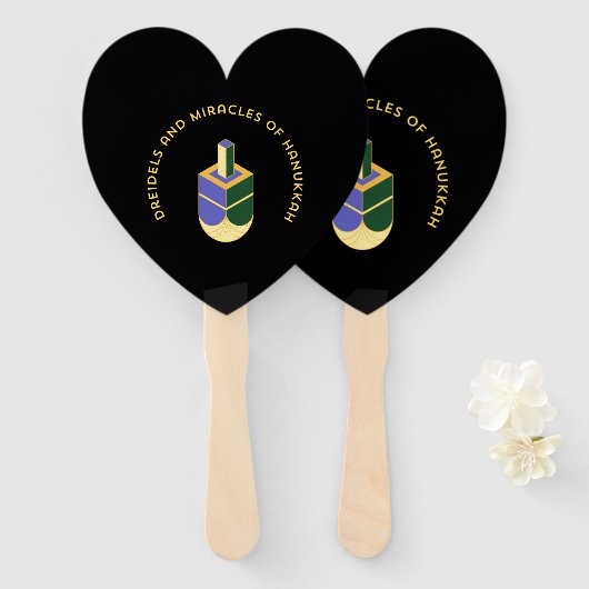 DREIDELS AND MIRACLES OF HANUKKAH HANDWAAIER (Voorkant en achterkant)