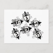 Dreidels Briefkaart (Voorkant)