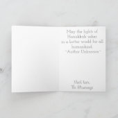 "Dreidels & sterren" Wenskaart w Envelope Feestdagen Kaart (Binnen)