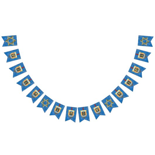 Dreidels voor Chanoeka Vlaggetjes (Alle)