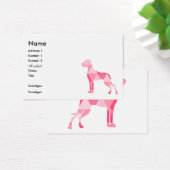 Dreiecks Dogge Visitekaartje (Bureau)