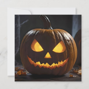 Dreigende Halloween pompoen, Save The Date