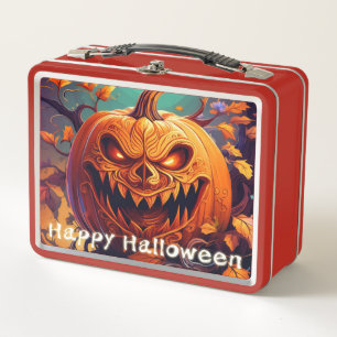 Dreigende Jack-o-Lantern Gloeiende Ogen Halloween