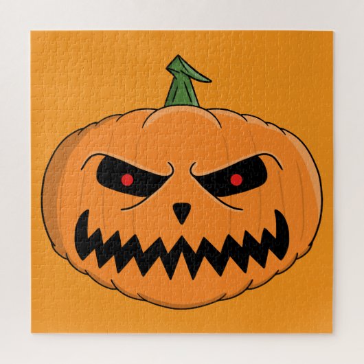 Dreigende Jack O'Lantern Halloween Legpuzzel (Verticaal)