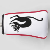 Dreigende kat golfheadcover (Voorkant)