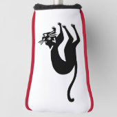 Dreigende kat golfheadcover (Draai 90)