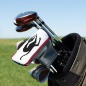 Dreigende kat golfheadcover (Insitu)