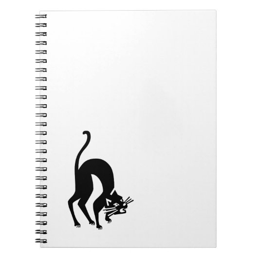 Dreigende kat notitieboek (Voorkant)