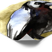 dreigende kraai poster (Hoek)