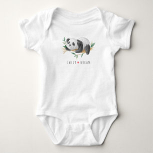 Dreigende Panda Romper
