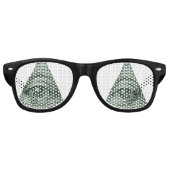 dreiging retro zonnebril (Voorkant)