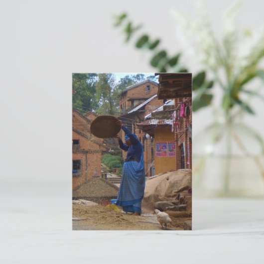 Drempelend Briefkaart (Staand voorkant)