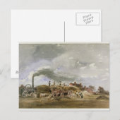 Drempelkorn (potlood & m/c op papier) briefkaart (Voorkant / Achterkant)