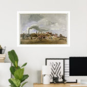 Drempelkorn (potlood & m/c op papier) poster (Thuiskantoor)